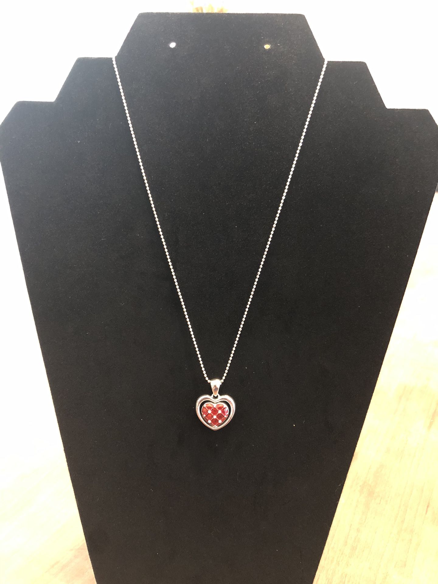 Vintage Criss Cross Love Heart Romantic Choker Necklace by Avon.