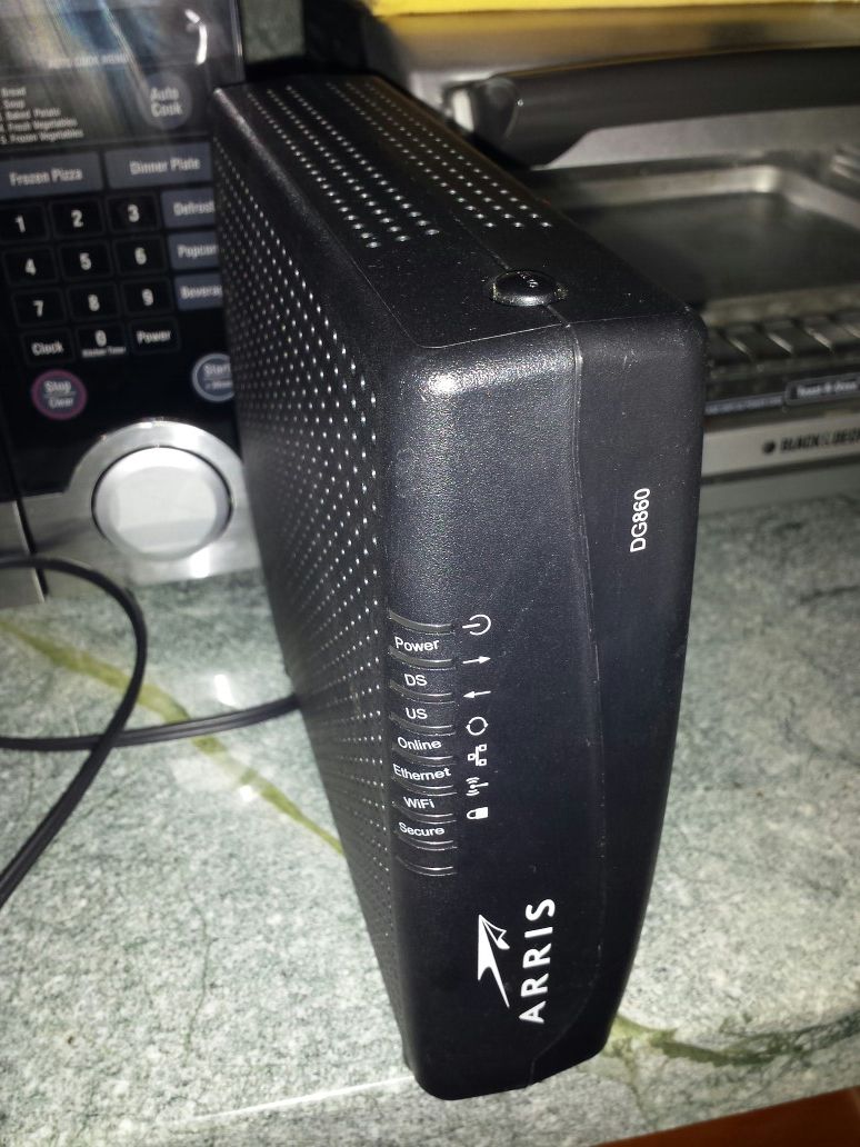 Arris dg860 modem