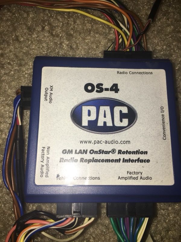 GM PAC OS-4 wiring interface