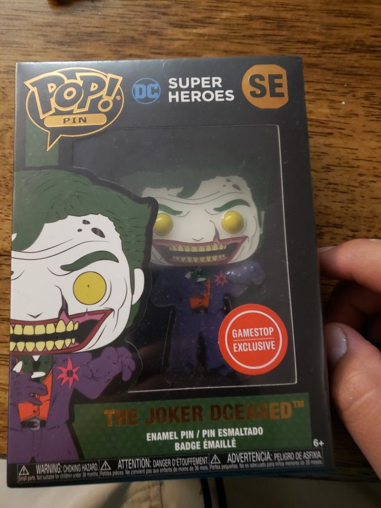 Joker Pin From The Dceased Collection