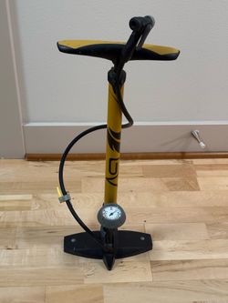 Bicycle Ergonomic Bike Floor Pump with Gauge & Smart Valve Head, 160 psi