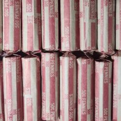 Wheat penny rolls $6 Each !! 