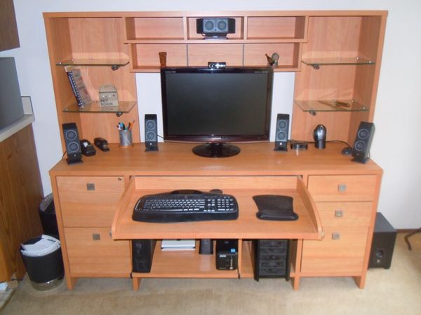 O Sullivan Intelligent Designs Desk With Hutch For Sale In Oregon