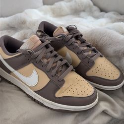 Brown & beige Nikes