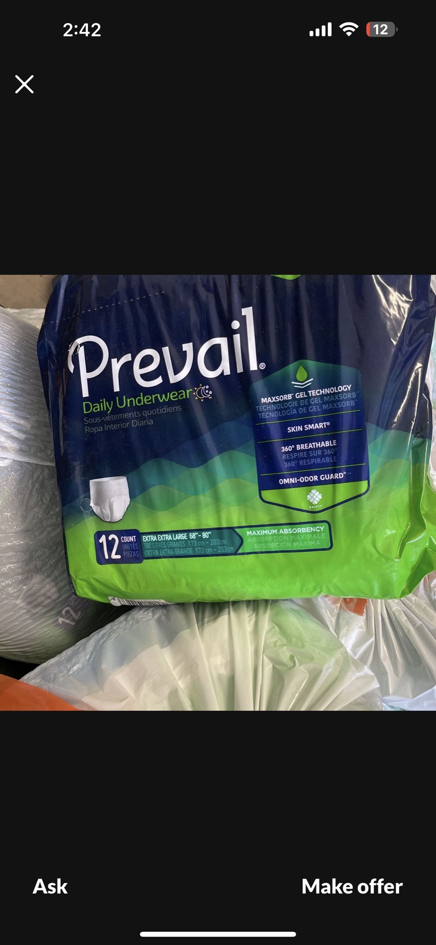 women diaper underwear (set of 3)