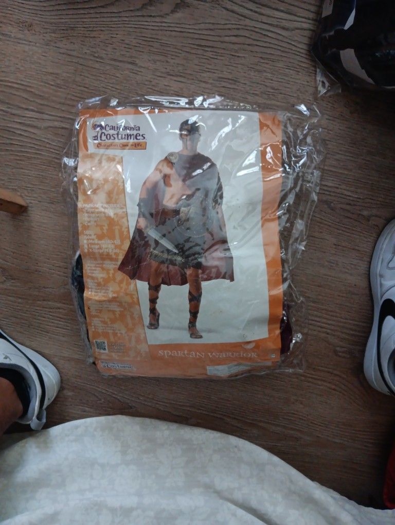 Spartan Warrior Mens Adult Costume One Size Fits Most 