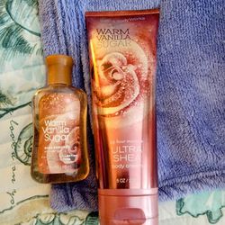 Brand New Bath And Body Works Mini Shower Gel And Full Size Lotion 