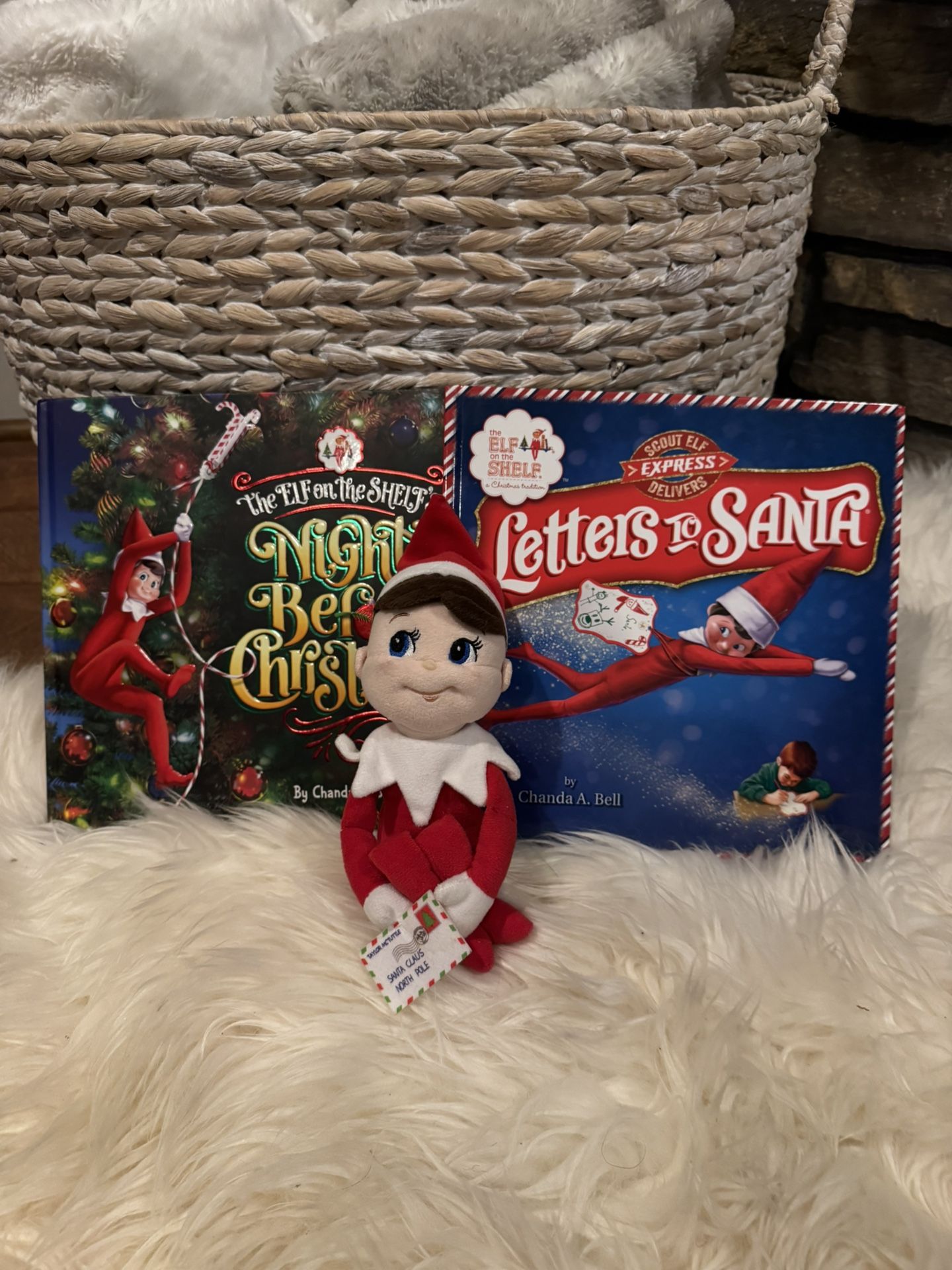 Elf On The Shelf Hard Book Set With Plush Elf On The Shelf
