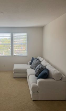 7 ft  Heather Grey Couch