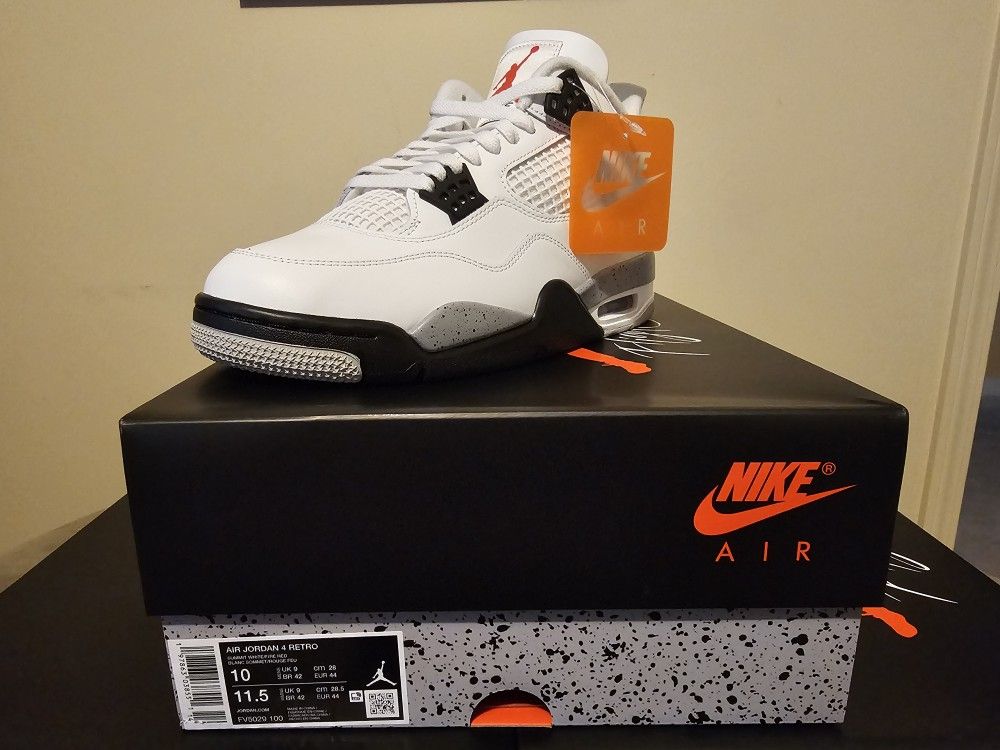 Air Jordan 4 Retro OG 'White Cement' 2025