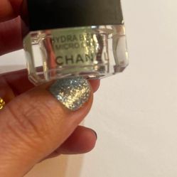 5 mini size clear jar with black cap skincare pot
