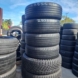 Two Pairs  Of Hankook Tires 255/55/20 