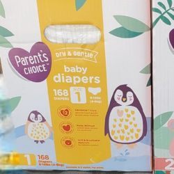 Diapers Size 1 Jumbo Box