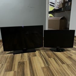 2 Samsung TV / Monitors