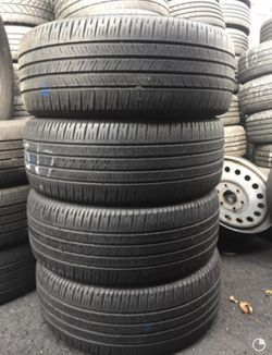 225/55/17 Goodyear set of used tires in great condition 75% tread 225$ for 4 . Installation balance and alignment available. Please call 973-997-324
