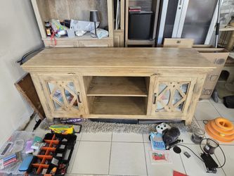 Solid Wood TV Console TABLE