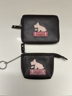 Radley London Leather Card/Bill Case and Coin Purse 