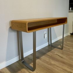 Scandinavian Design Wood Console Table 