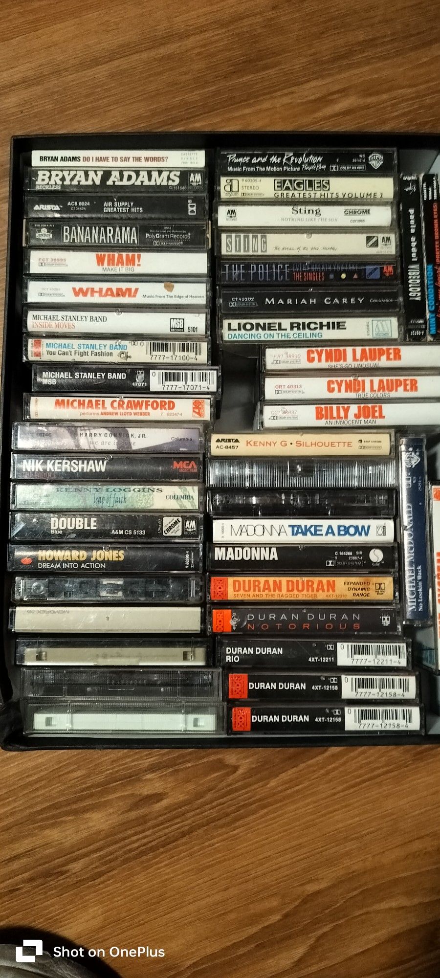 vinal records and cassettes