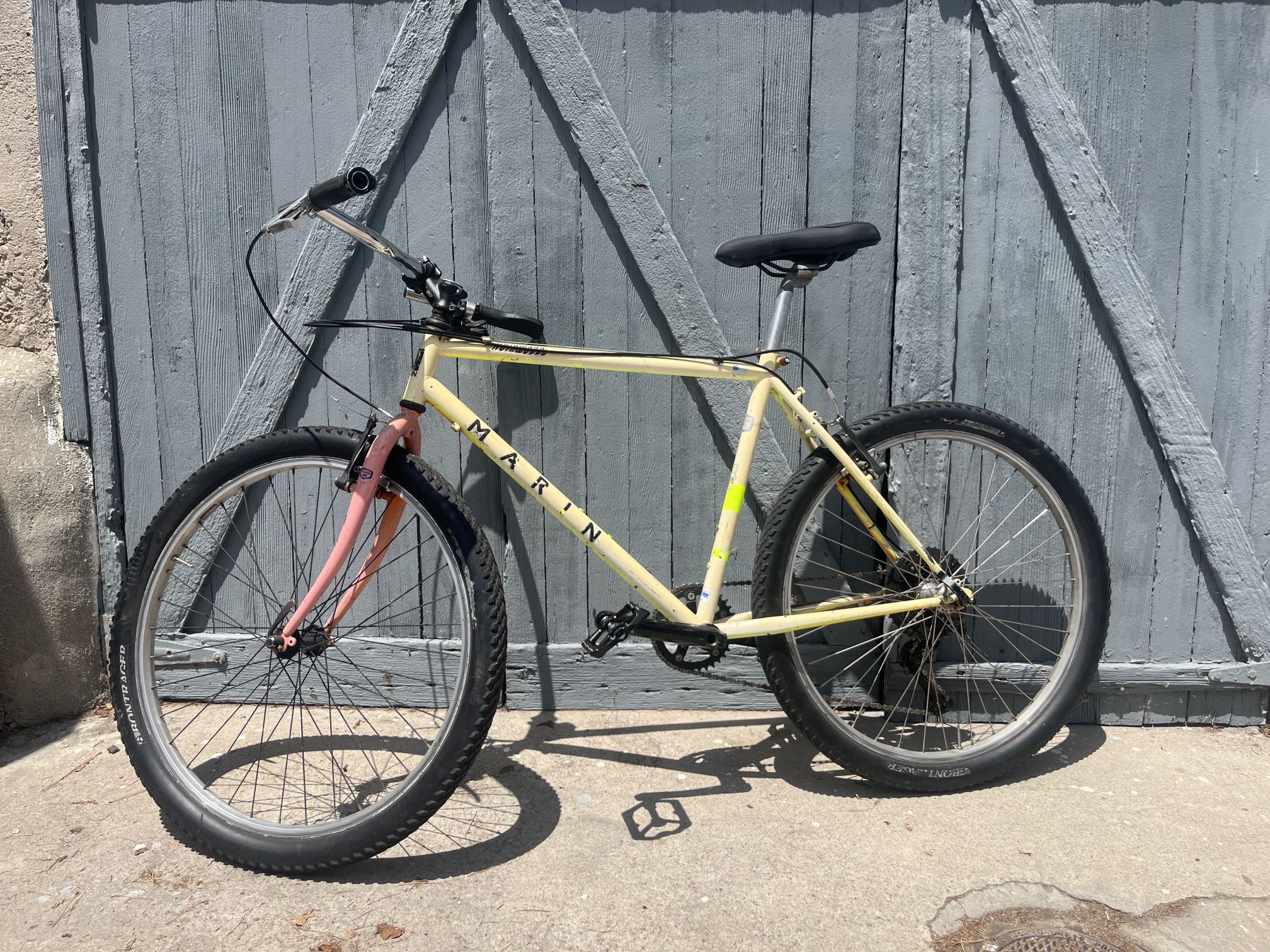 Mountain Bike With Marin Frame
