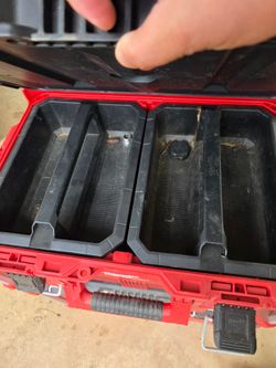 Milwaukee Packout Rolling Box with additional Box on top.