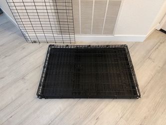 XL Dog Crate with matching crate cover