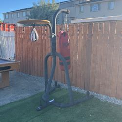 Punching Bag, Stand, Speed Bag