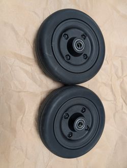 Two 6" Stabilizer Wheels For 2024 Invacare TDX SP2 Power Wheelchair