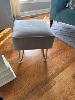 LUXURIOUS TAUPE STOOL/SEAT