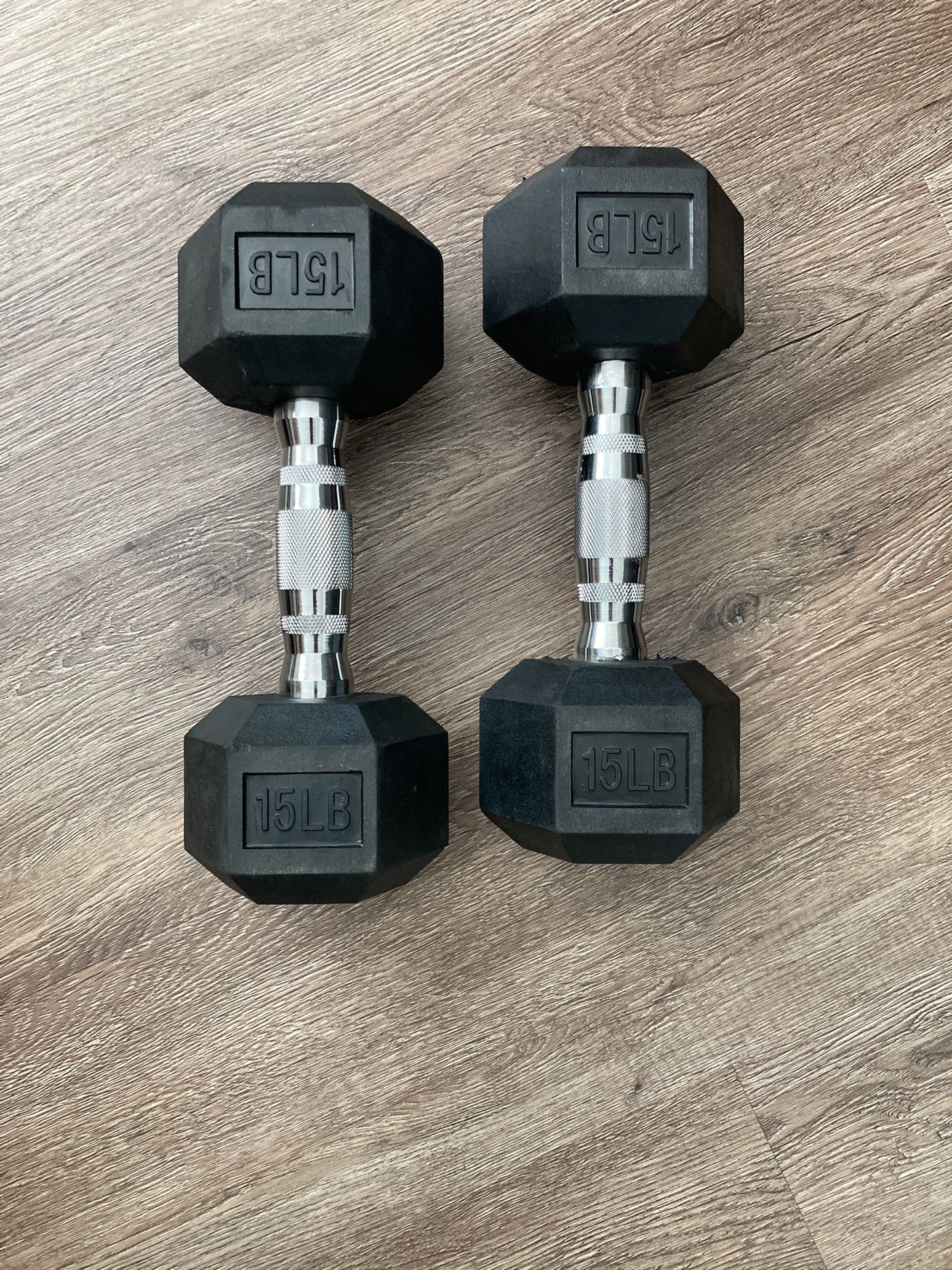 15 LB DUMBBELL HAND WEIGHTS 