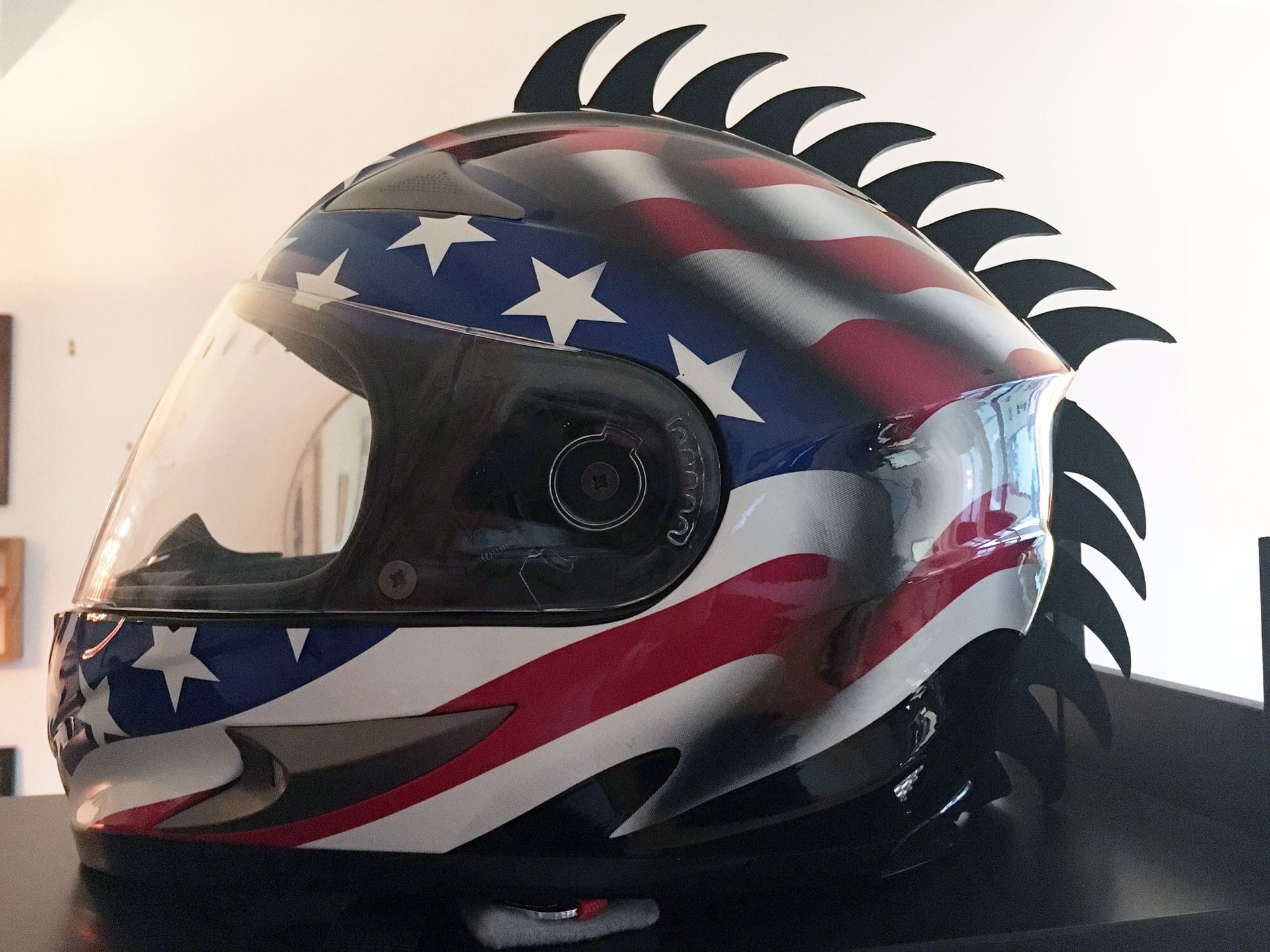 AFX American Flag Mohawk Full Face Motorcycle Helmet