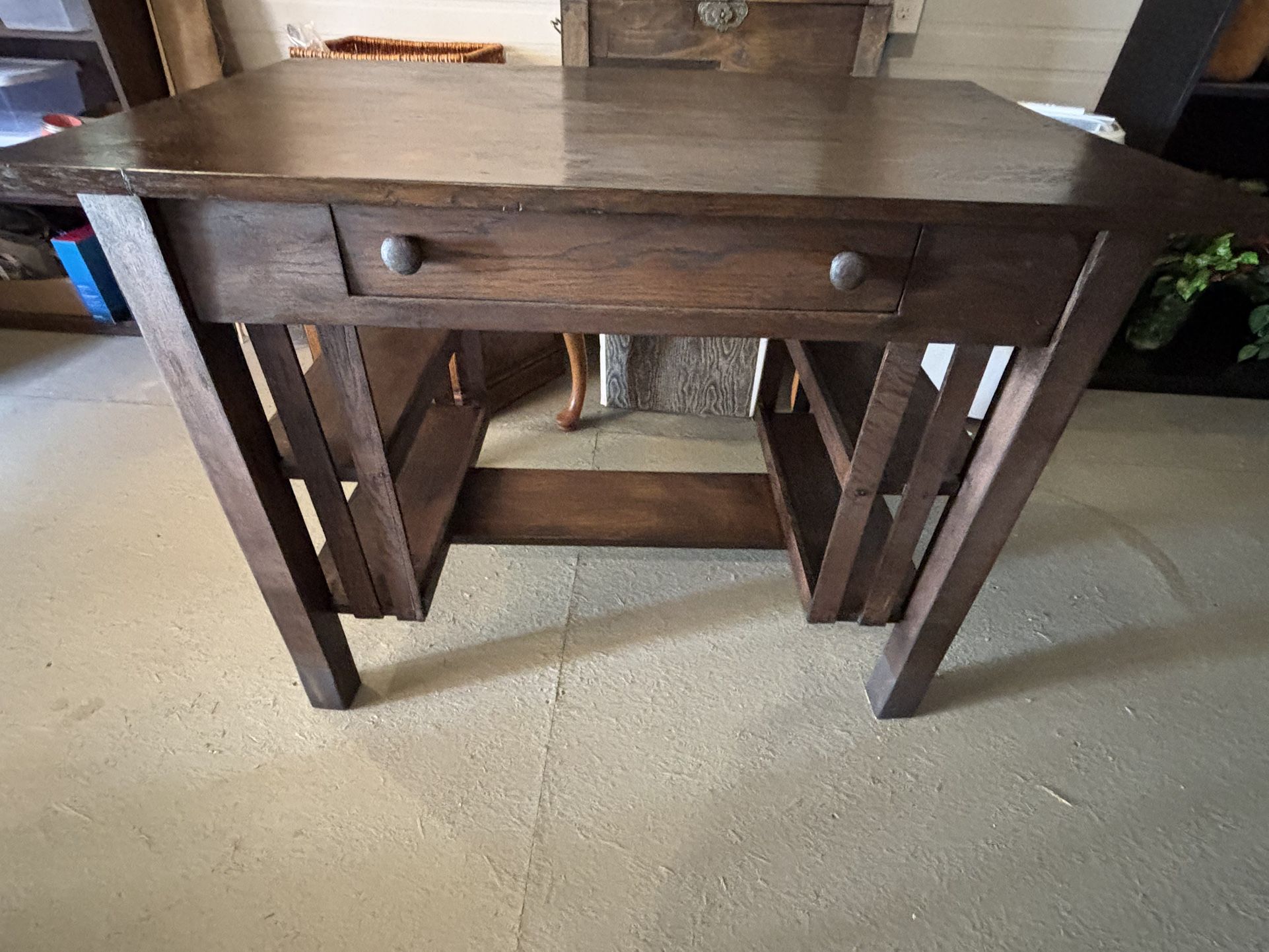 Antique Library Desk 