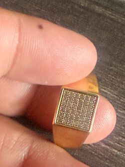 Fake gold ring