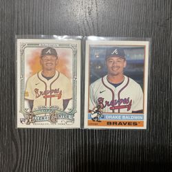 2 Drake Baldwin 2025 Rookie Baseball Cards Atlanta Braves NL Rookie Of The Year 