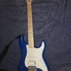 Blue Fender Squire Affinity Stratocaster 