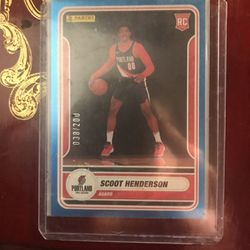 Scoot Henderson Rookie Rare 38 Out Off 200   