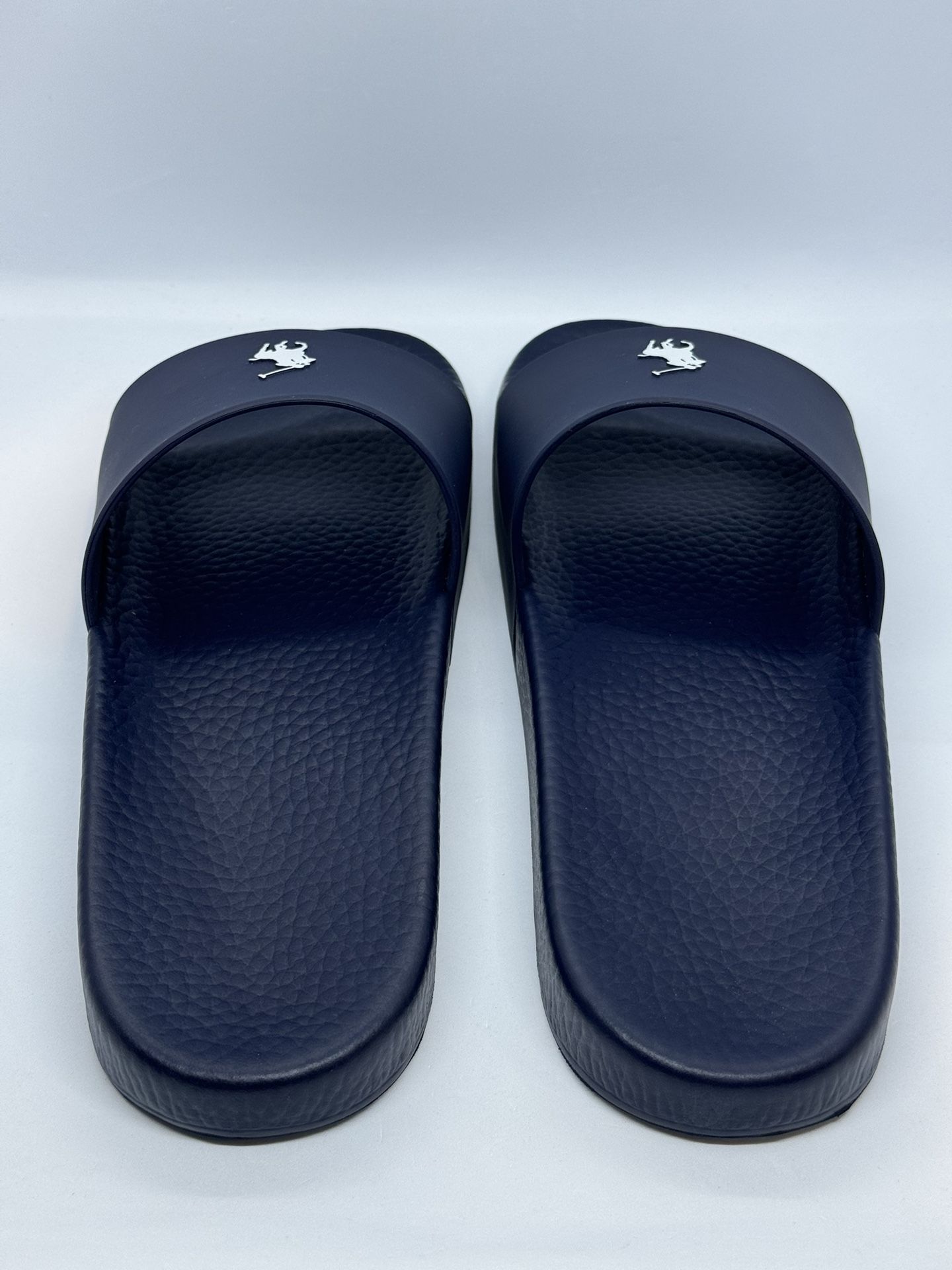 Polo Ralph Lauren Slide Sandals Polo Big Pony Logo Navy Blue  display picture 2