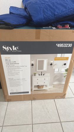 Brand New 30-in Vanity with Top and Mirror