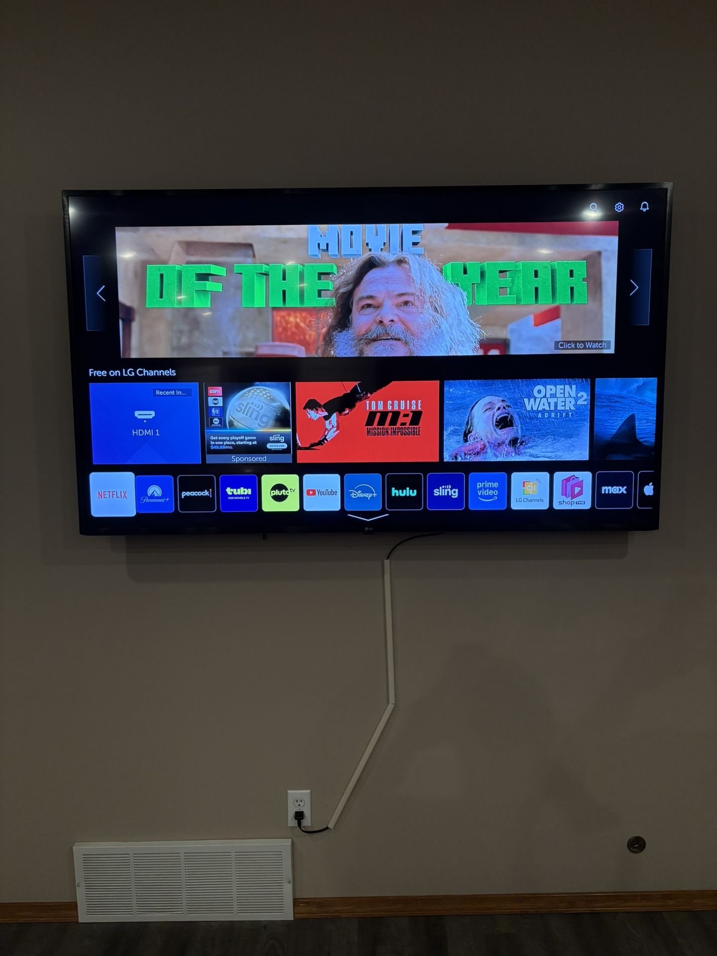 75” LG Tv