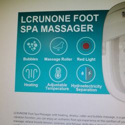 Heated Electric Folding Foot Bath. NEW