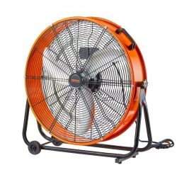 529**24-inch Drum Fan, High-Speed ​​Industrial Fan for Workshop, Heavy-Duty Commercial Use, 3 Speeds, 8600 CFM, Industrial Floor Fan with 360° Adjusta
