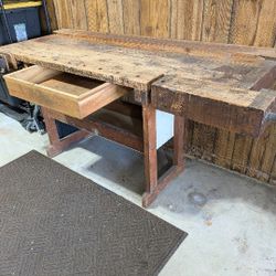 Custom 72" Woodworking Workbench