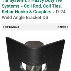 D-24 Adjustable Weld Angle Bracket Plate