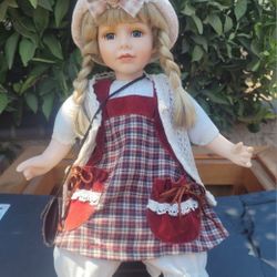 Vintage Porcelain Doll