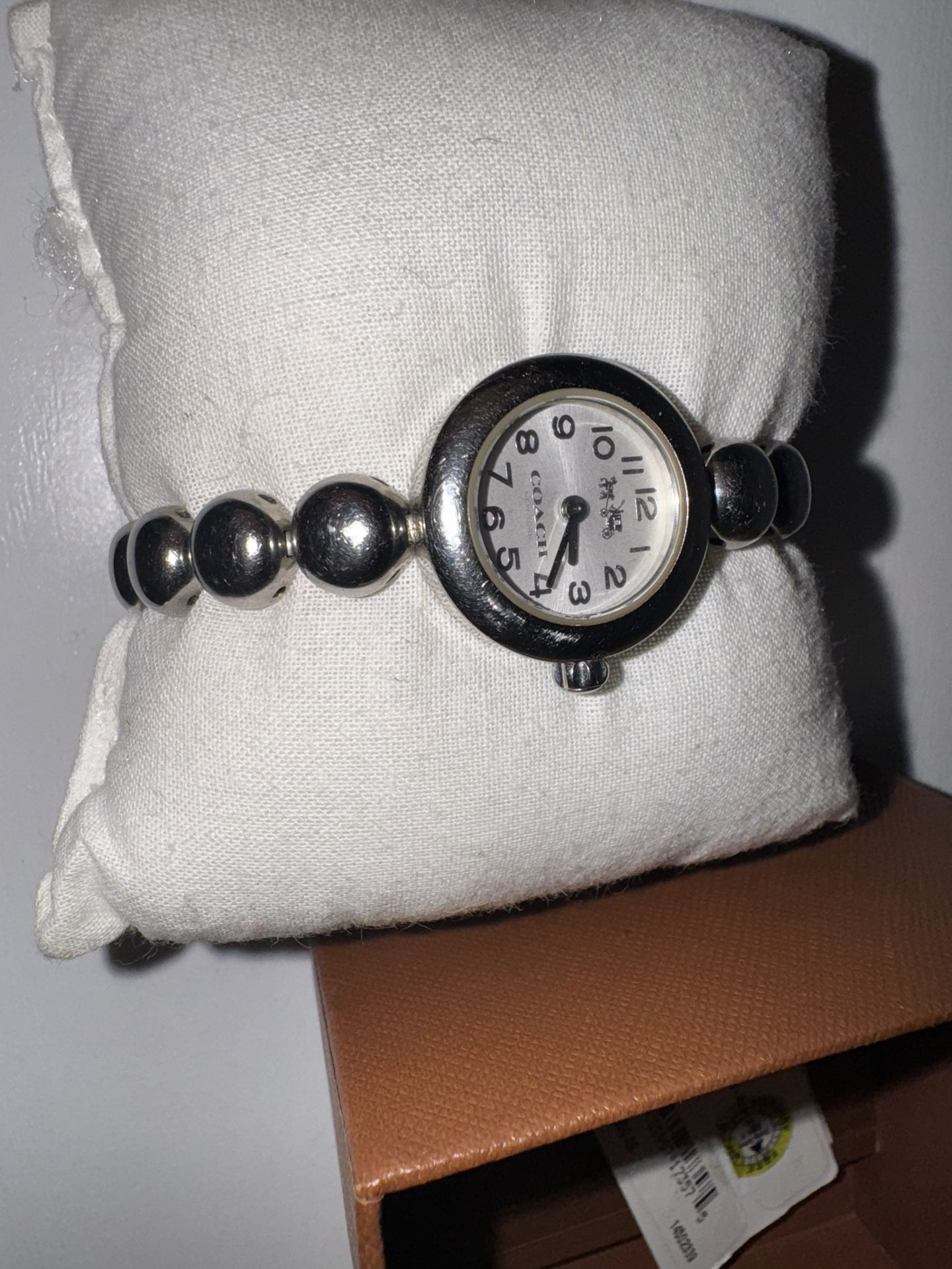 Silver coach Watch New With Tags