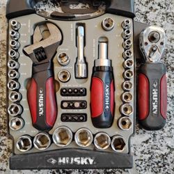 Husky 45-Piece Stubby Set Tools