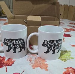 Grandpa Bear & Grandma Bear Mug Set