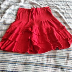 Red Skirt Small 