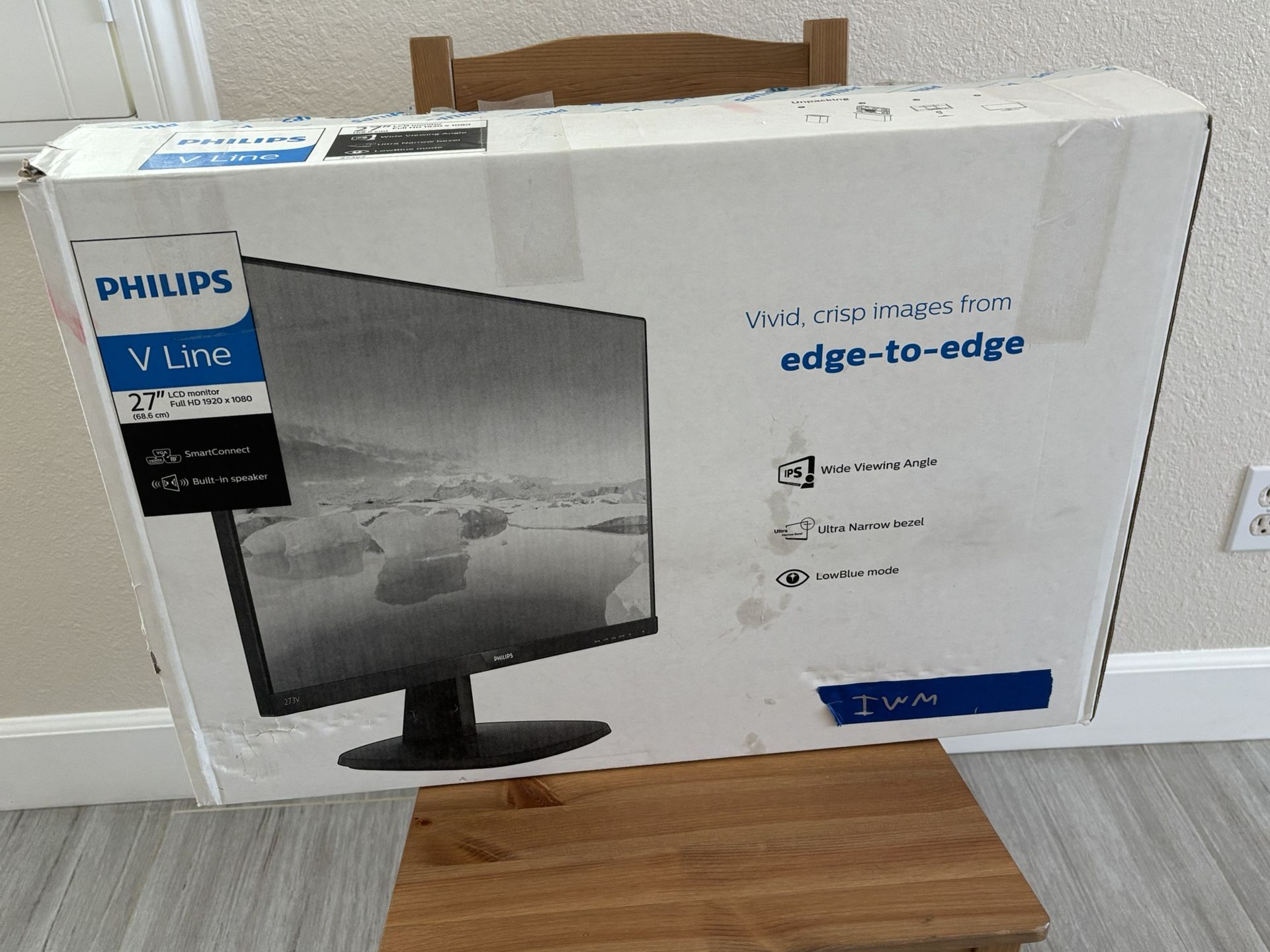 Computer Monitor, Philips V Line 27” LCD Monitor