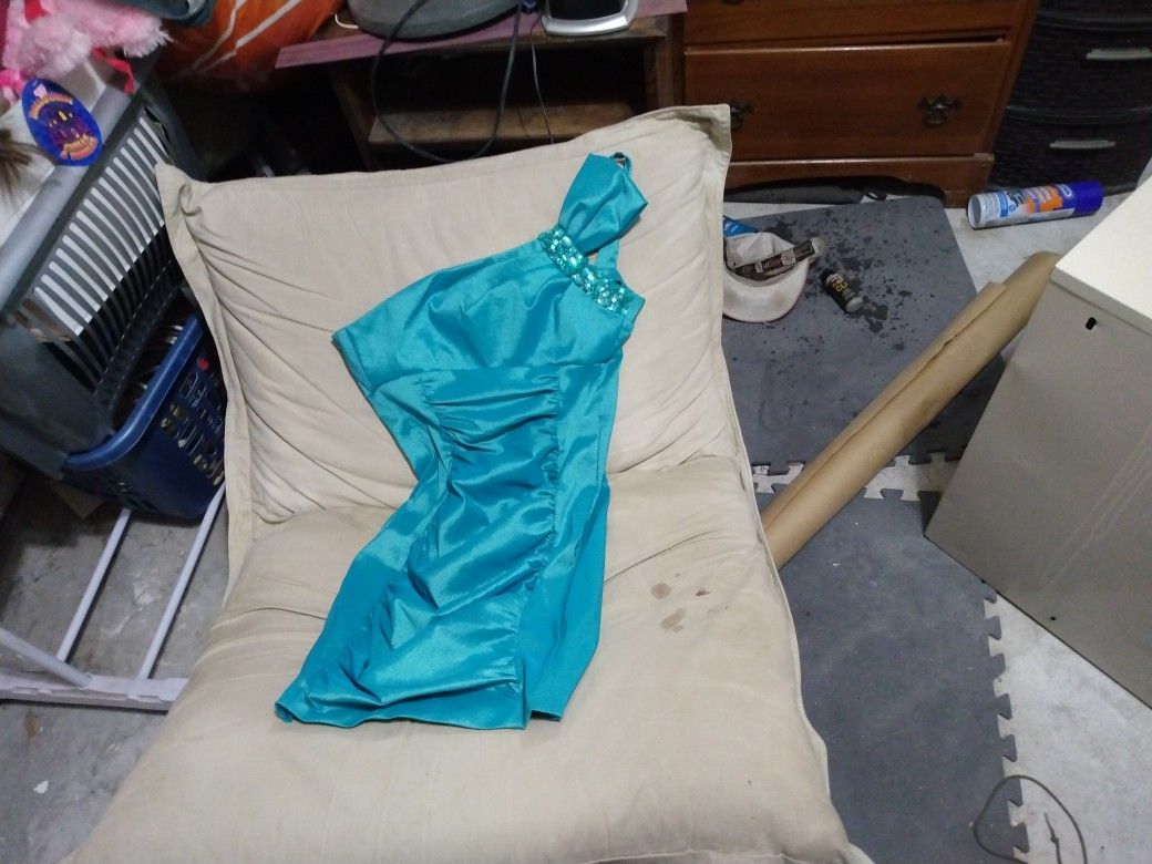 Teeze Me Teal Prom Dress